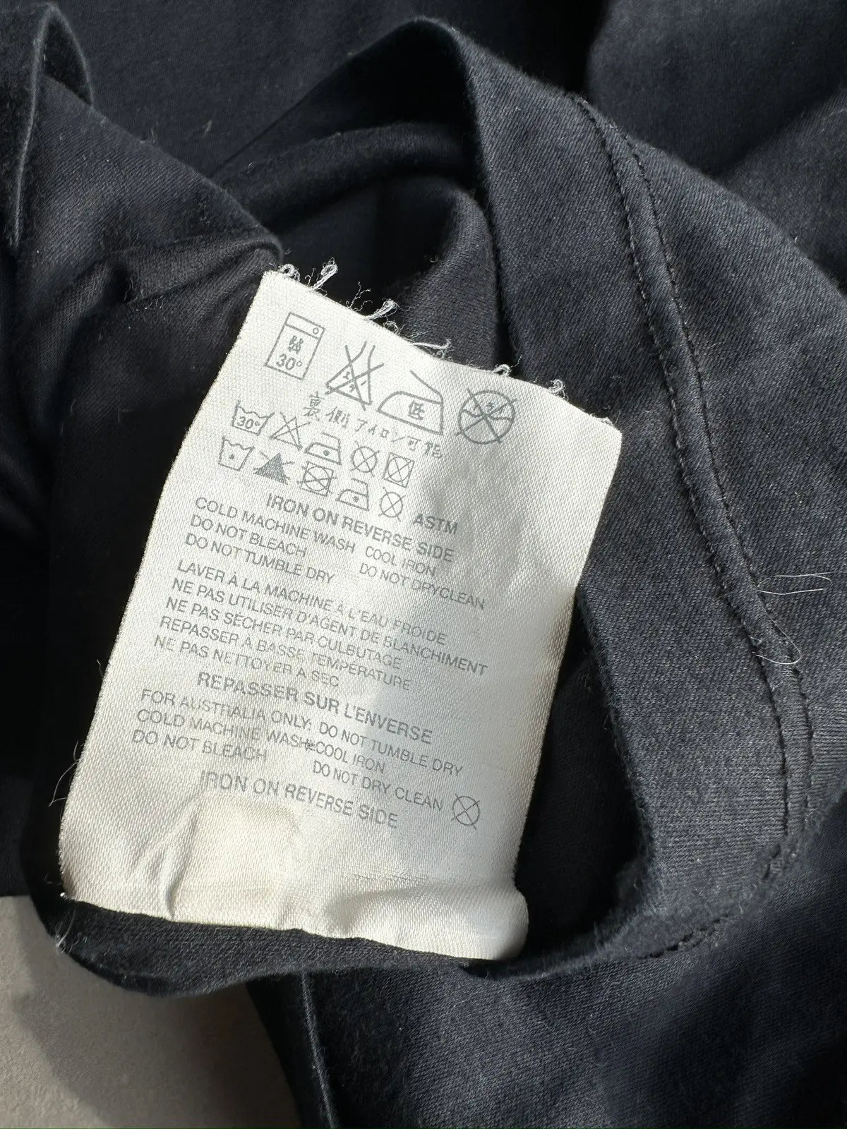 Helmut Lang AW2002 backstage long-sleeve shirt