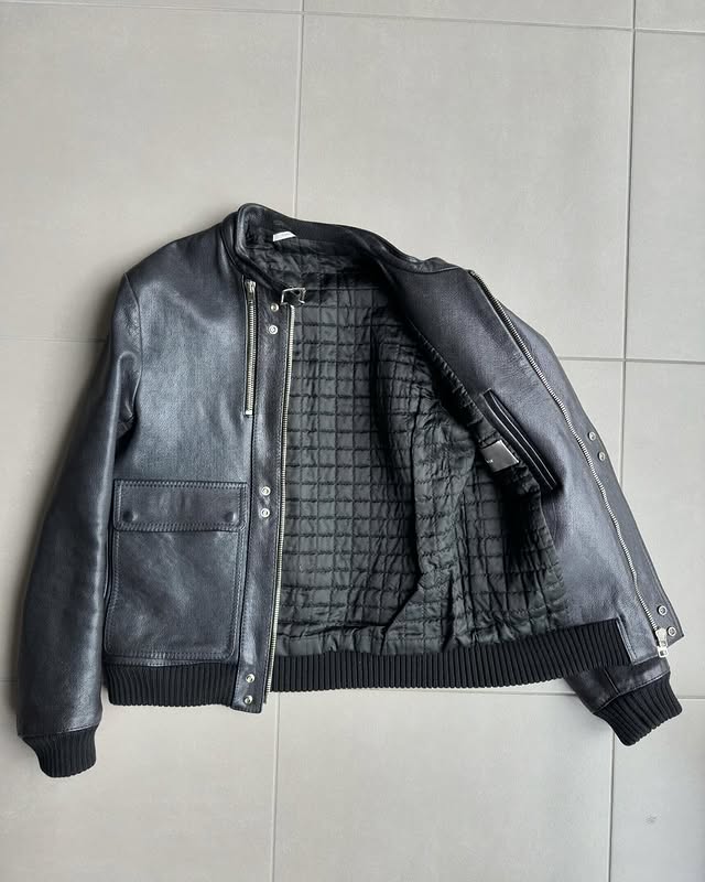 Dior Homme AW07 “Navigate” padded leather jacket