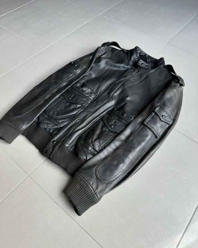 Dior Homme SS05 Campaign leather jacket