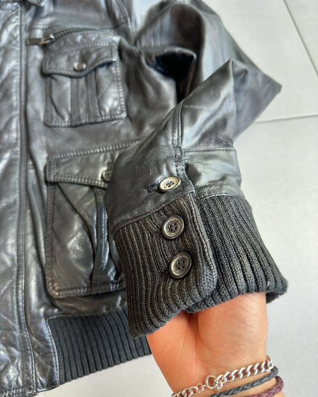 Dior Homme AW06 “these grey days” 4 Pocket Leather Jacket