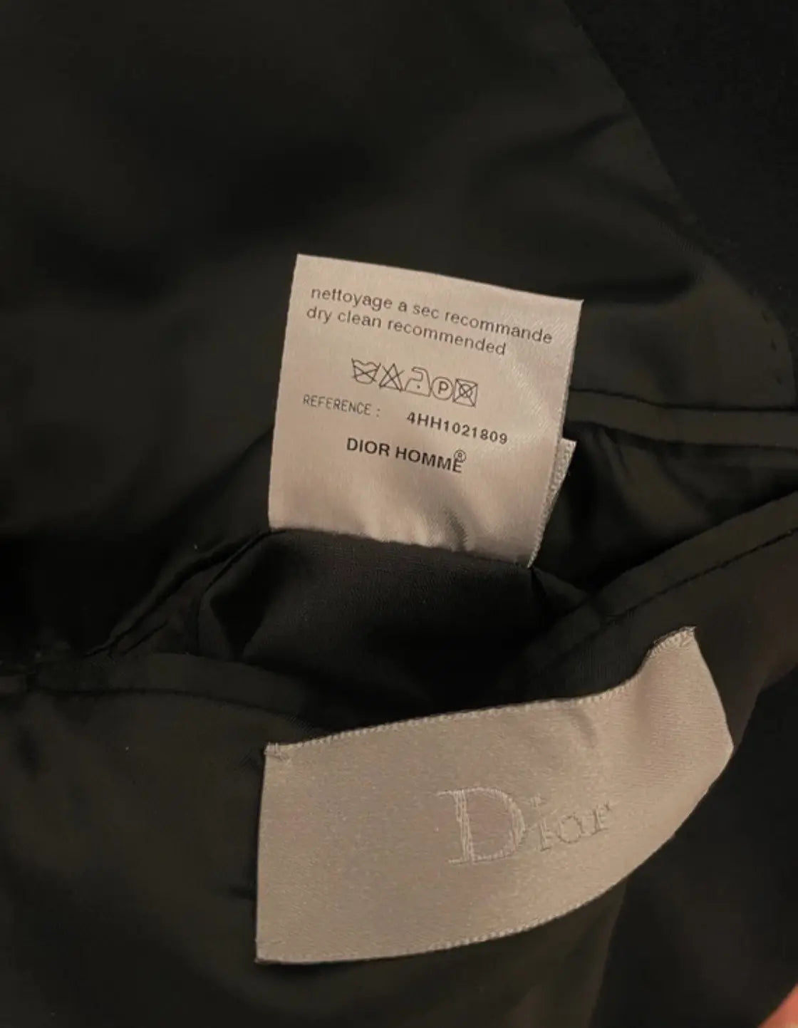 Dior Homme AW04 “VOTC” cashmere blend blazer