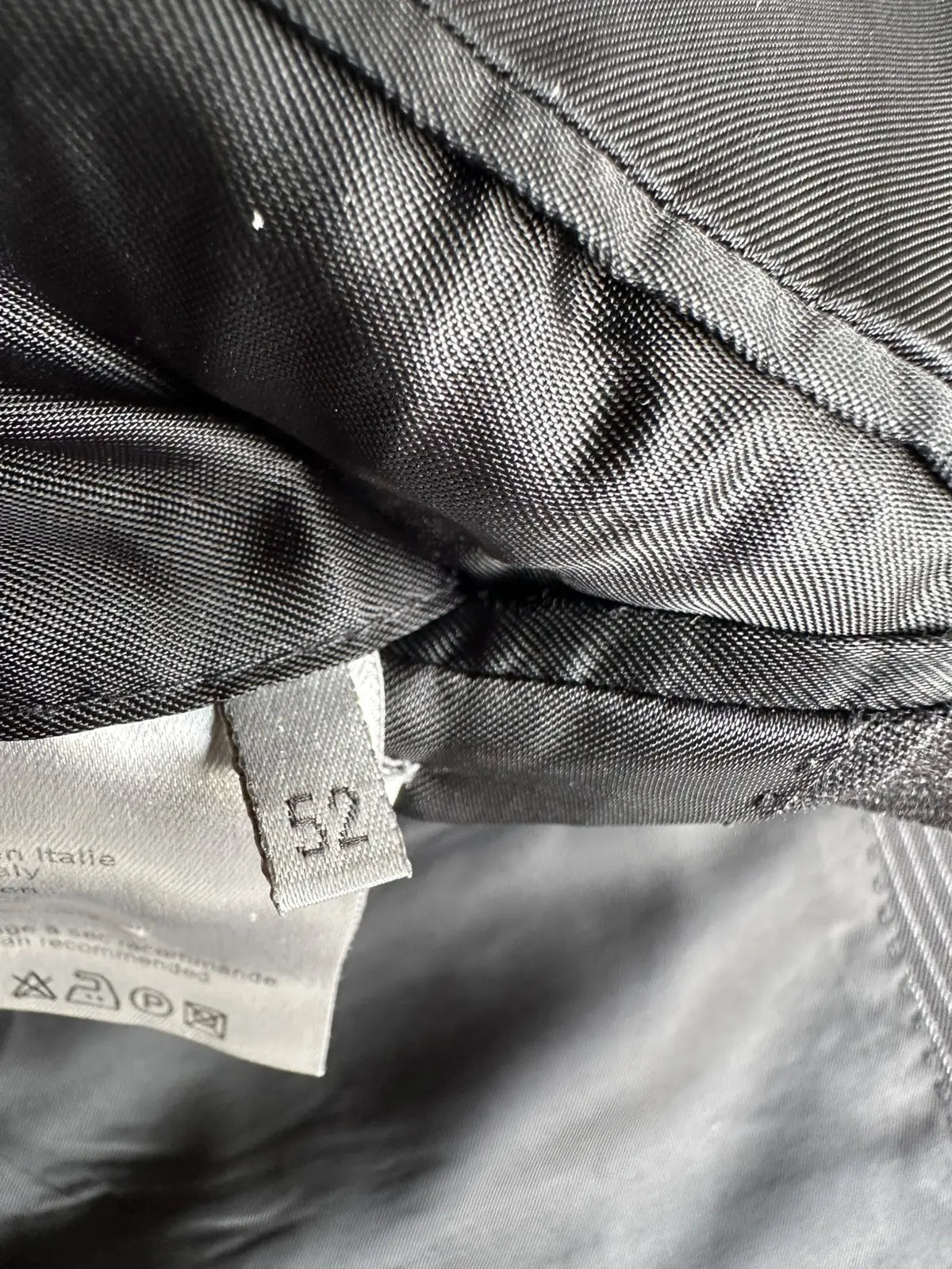 Dior Homme AW06 “These grey days” pinstriped peak lapel blazer