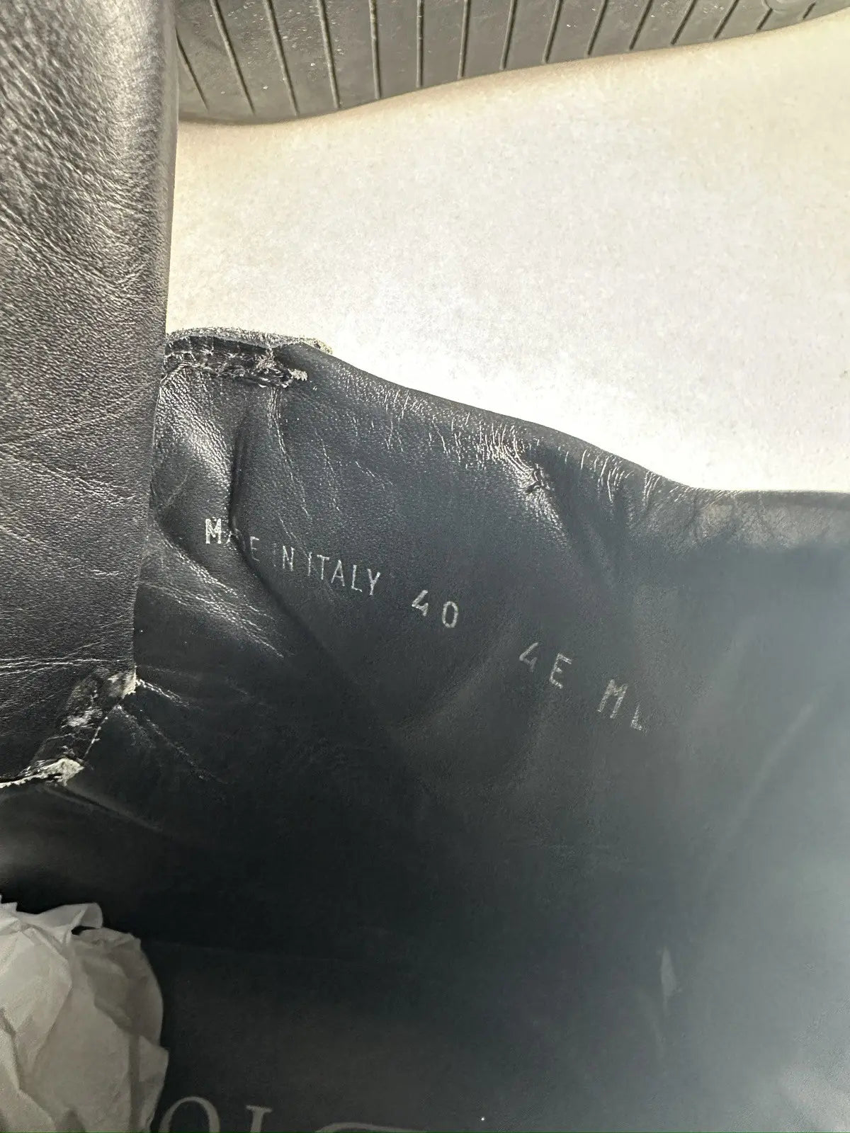 Dior Homme SS04 “Strip” high-top sneakers