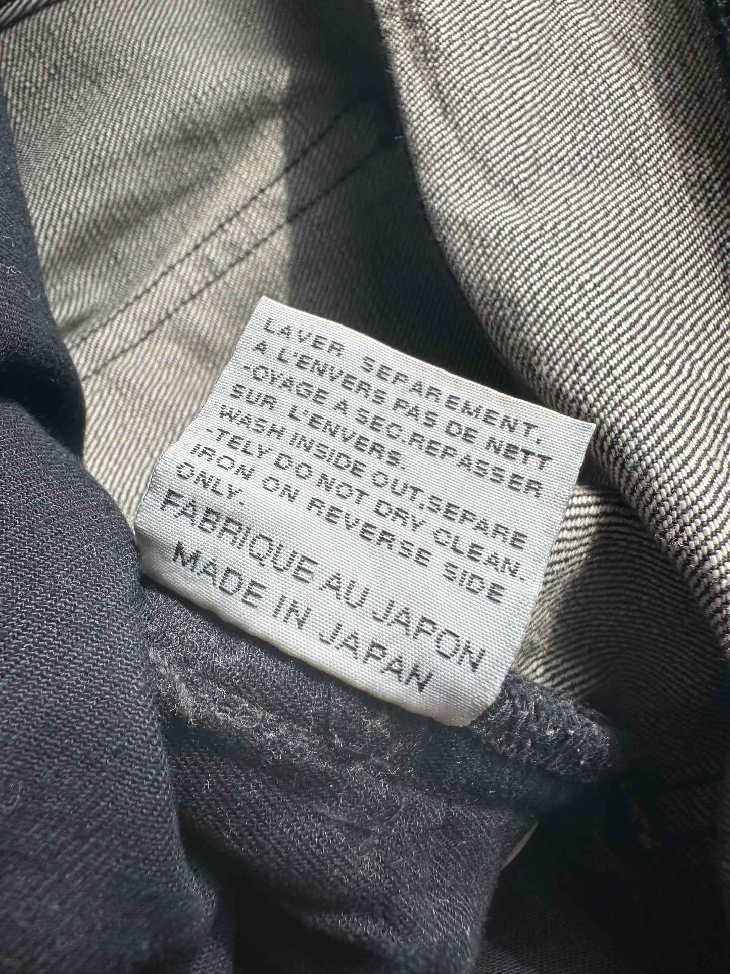 Dior Homme AW05 "in the morning" waxed jeans