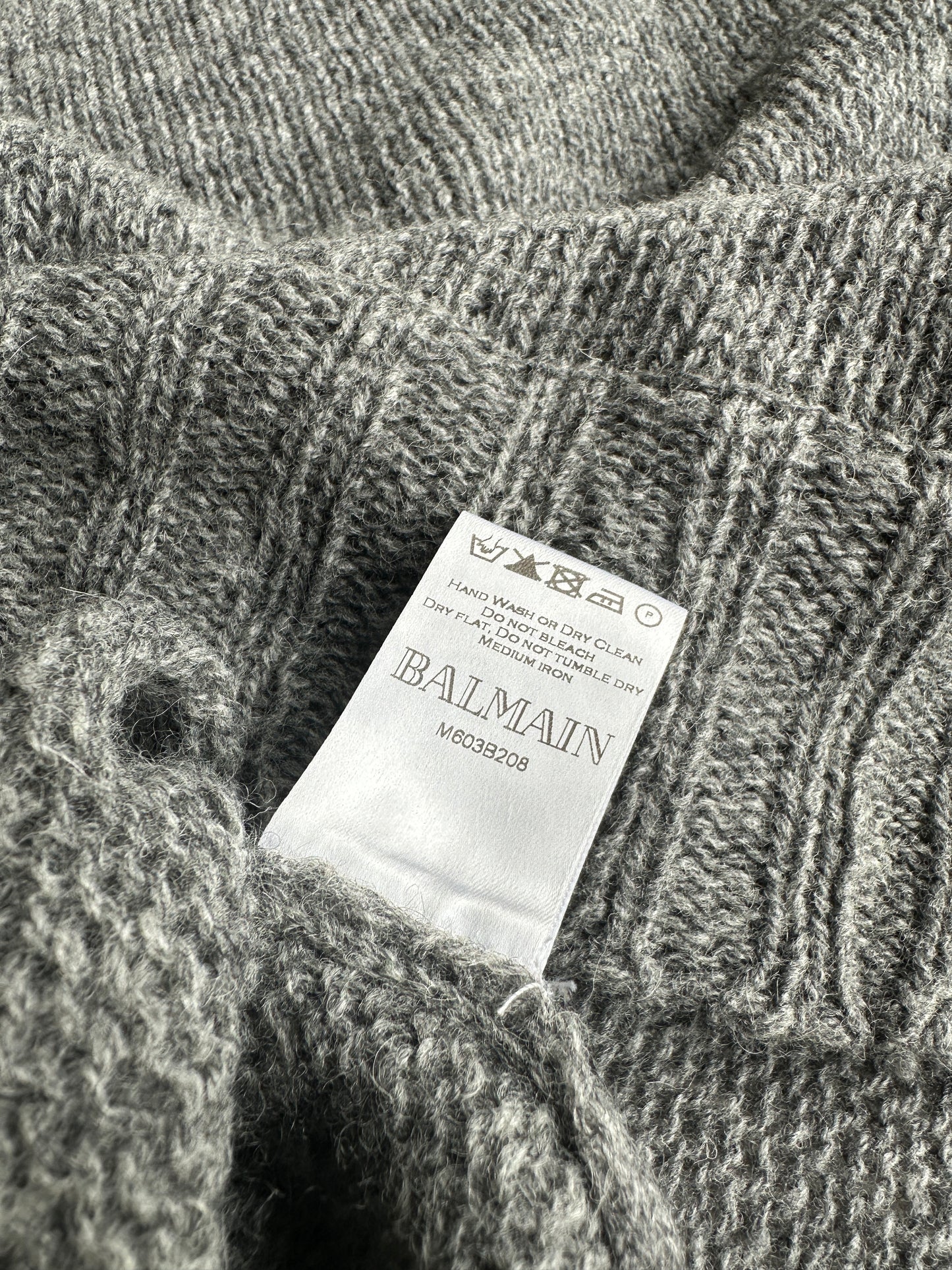 Balmain Homme AW10 V-neck sweater