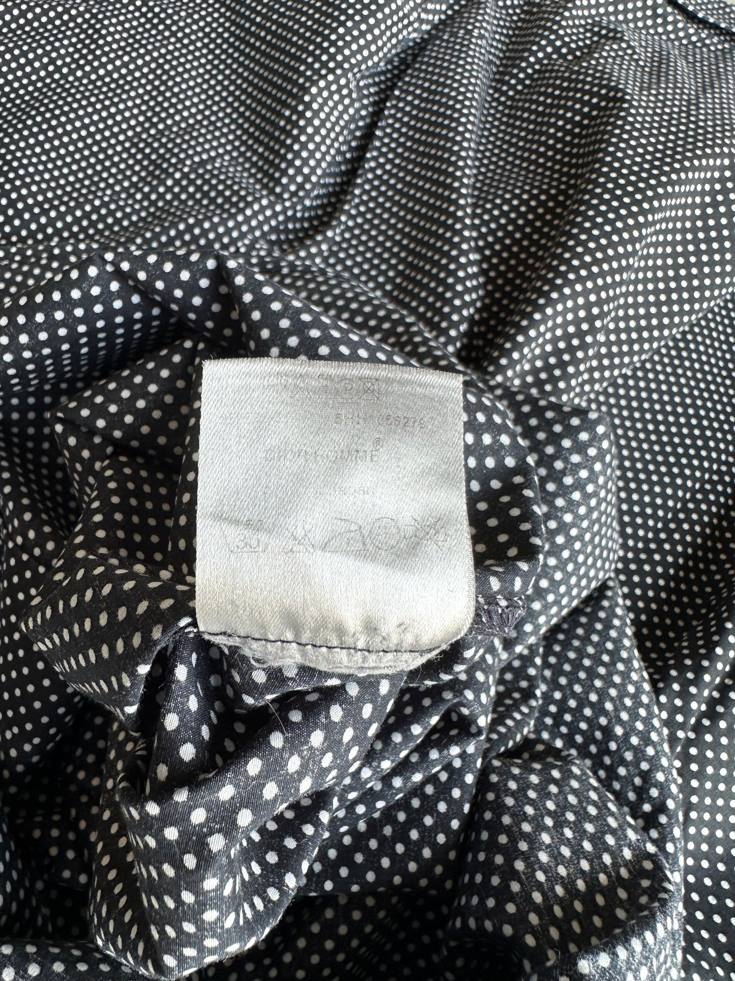 Dior Homme AW05 “In the morning” Polka dot button up shirt