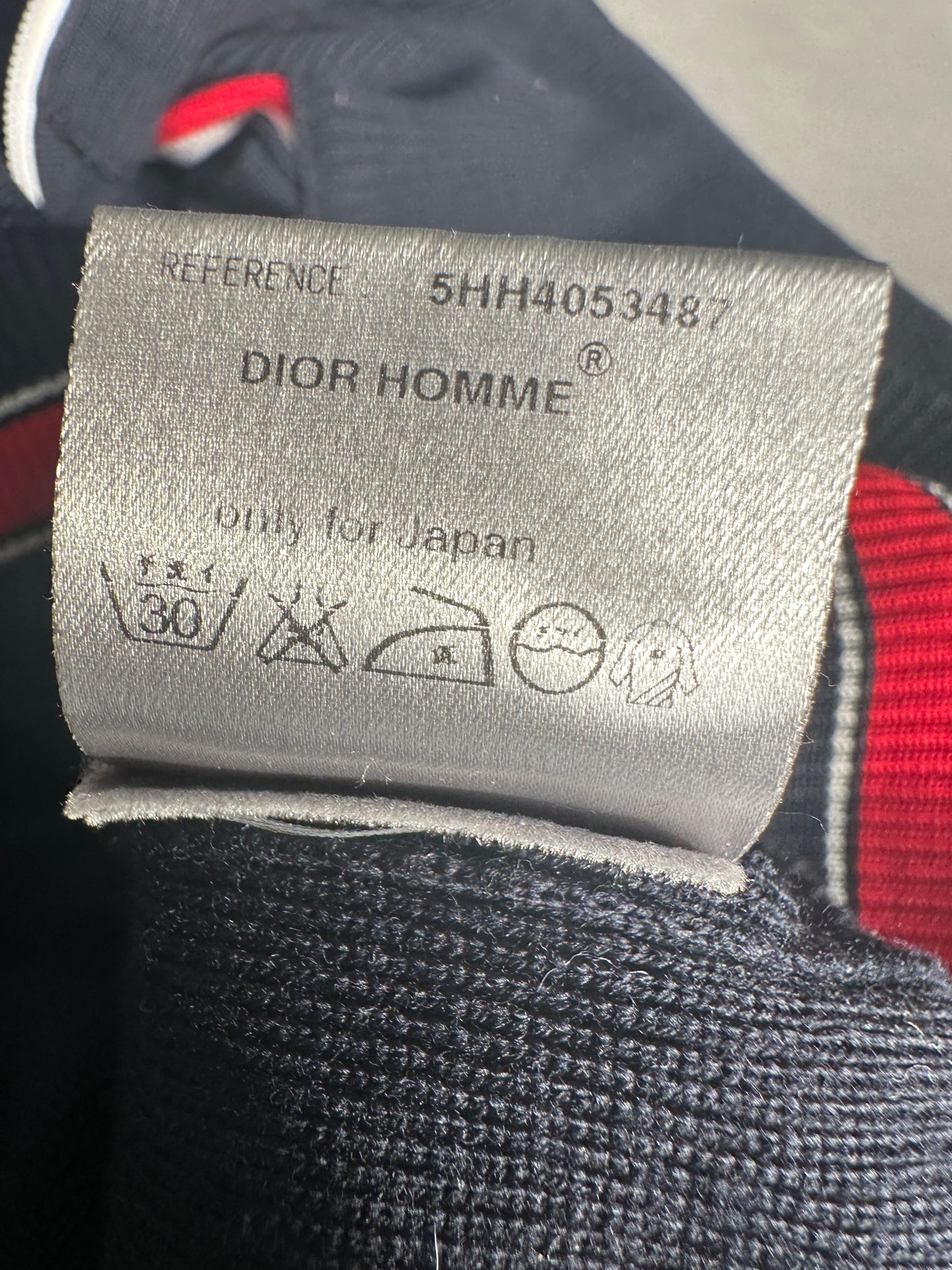Dior Homme AW05 "in the morning" quarter zip sweater