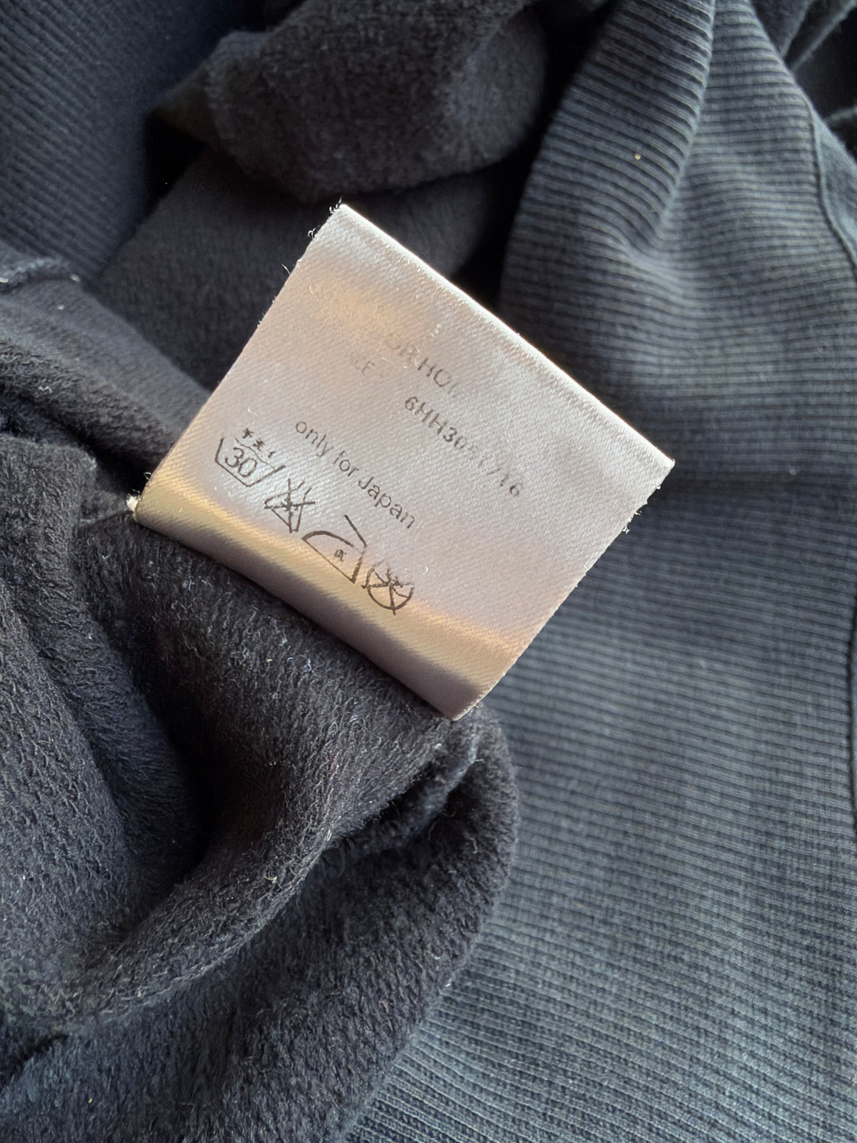 Dior Homme AW06 "These grey days" Graphic sweater