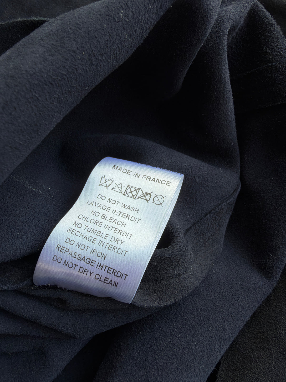 Balmain AW11 long sleeve lambskin shirt