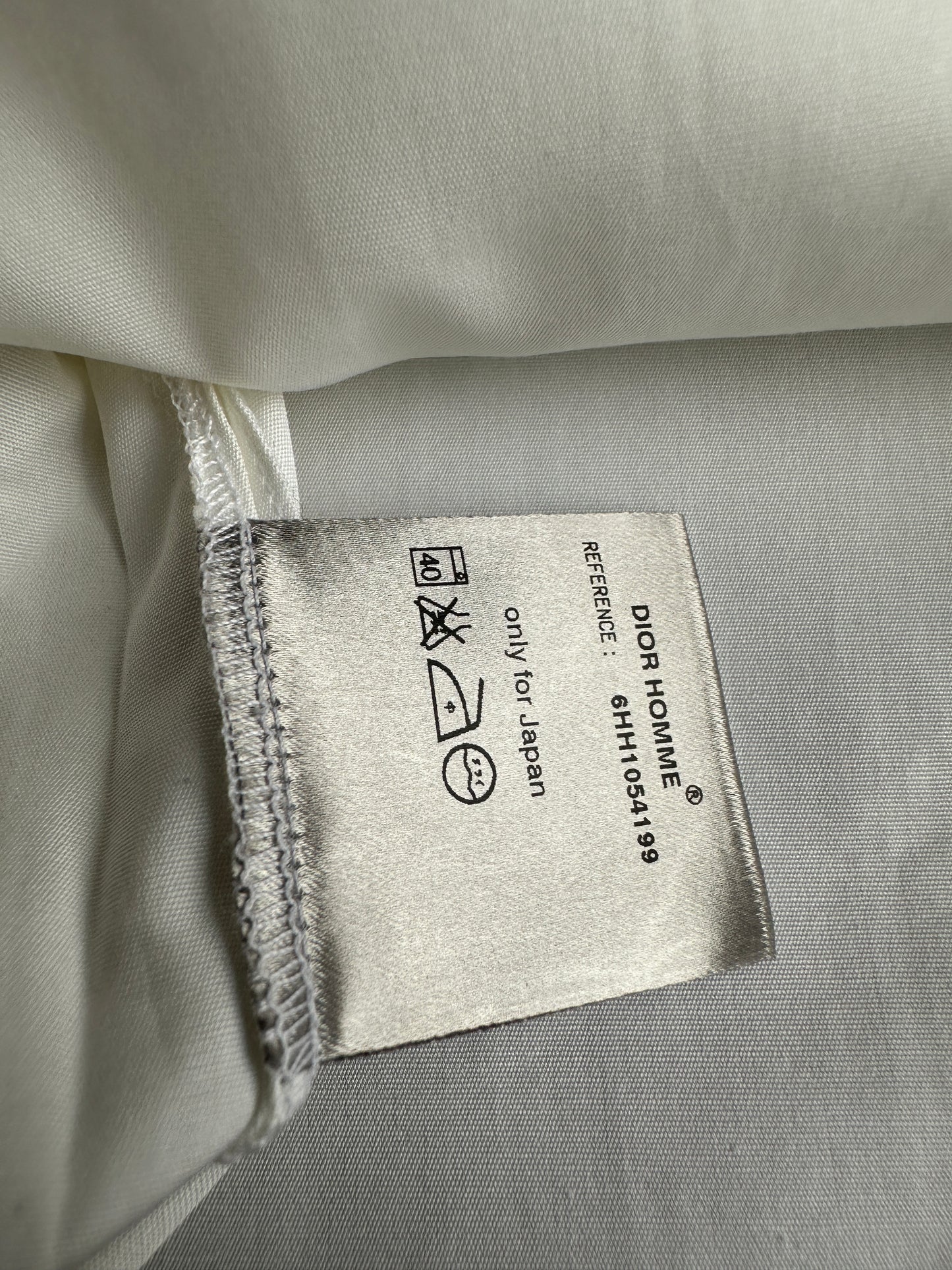 Dior Homme AW06 "These grey days" Crystal button up shirt