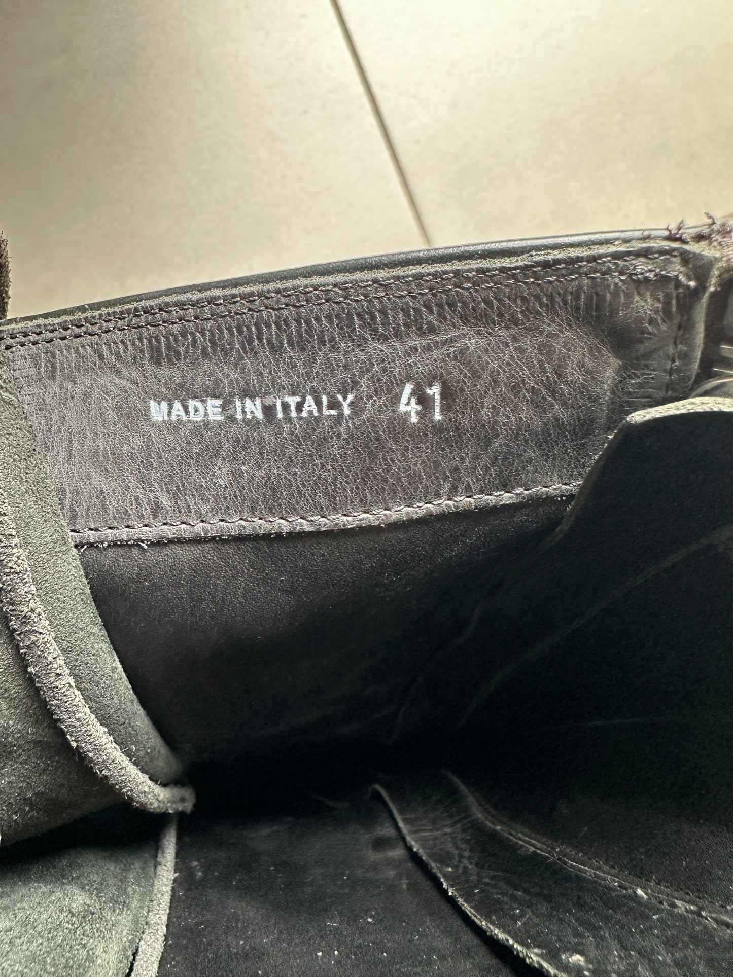 Rick Owens AW16 “Mastodon” high combat boots