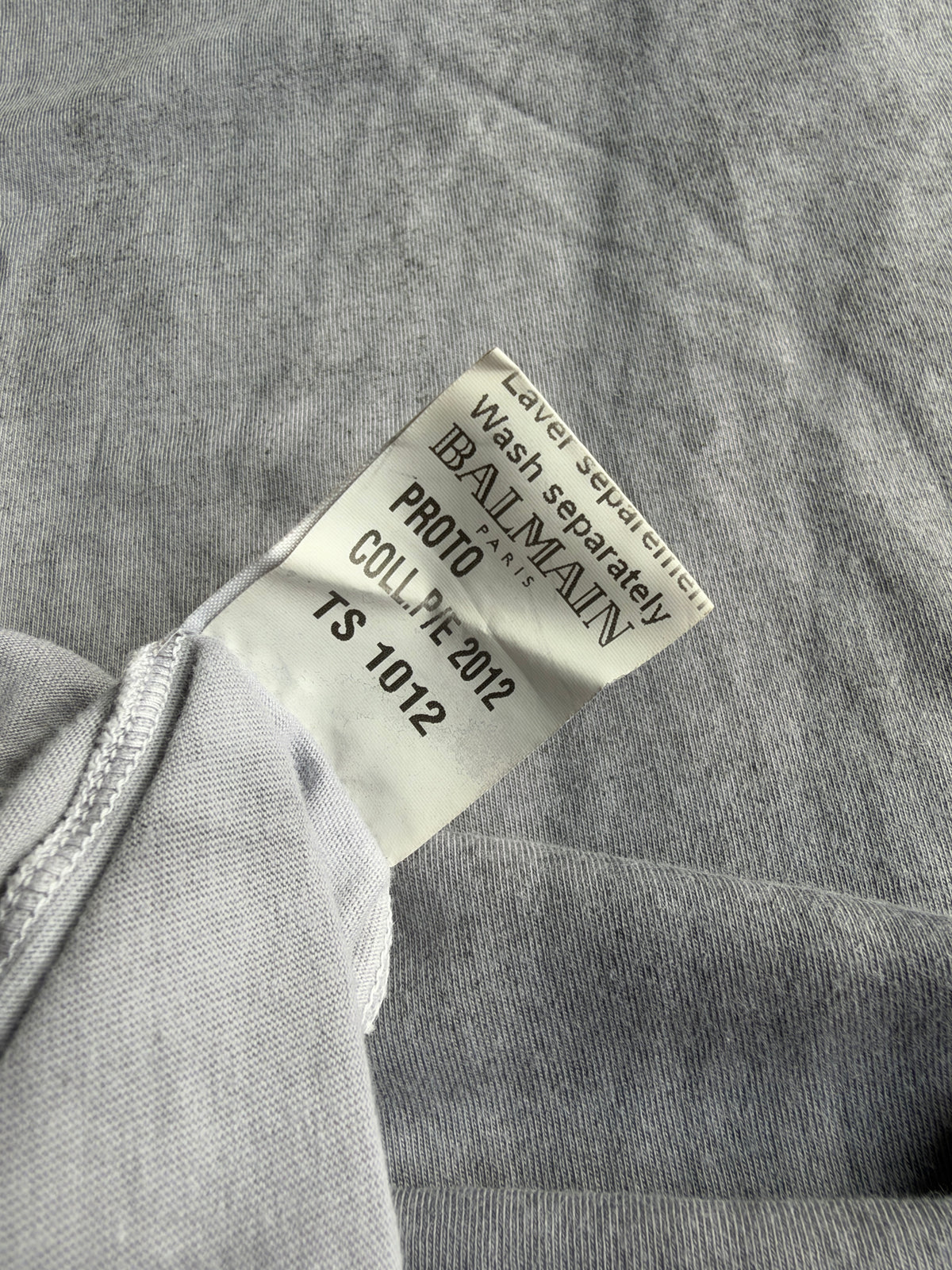 Balmain SS12 Sample Dyed tank-top