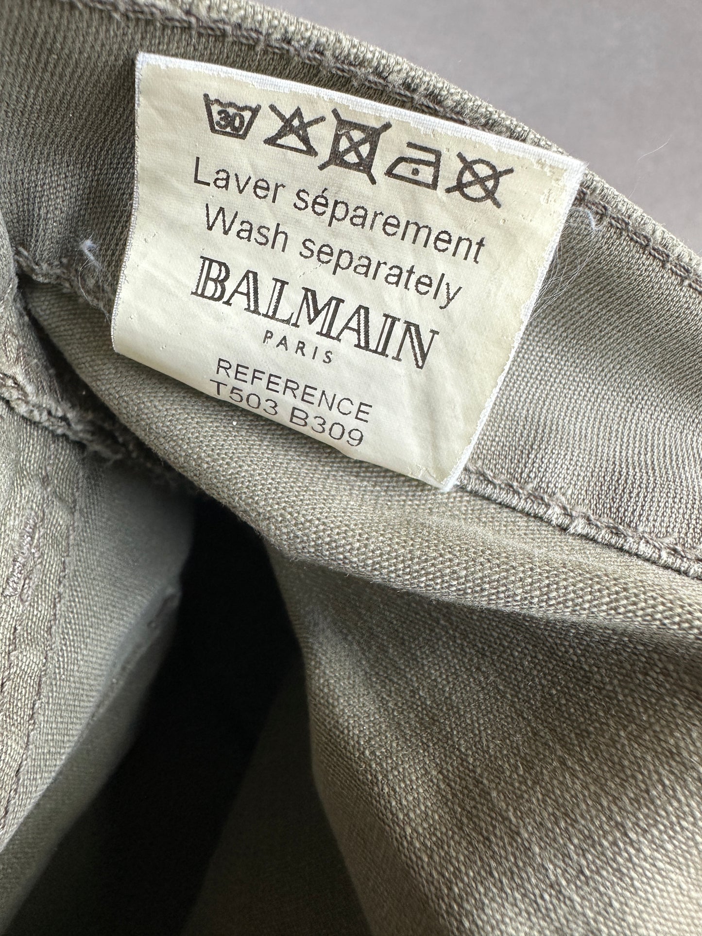 Balmain Homme SS10 Cargo trousers