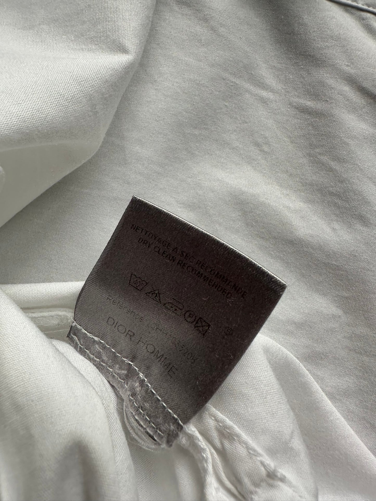 Dior Homme 2002年秋冬 "reflexion" ボタンアップシャツ