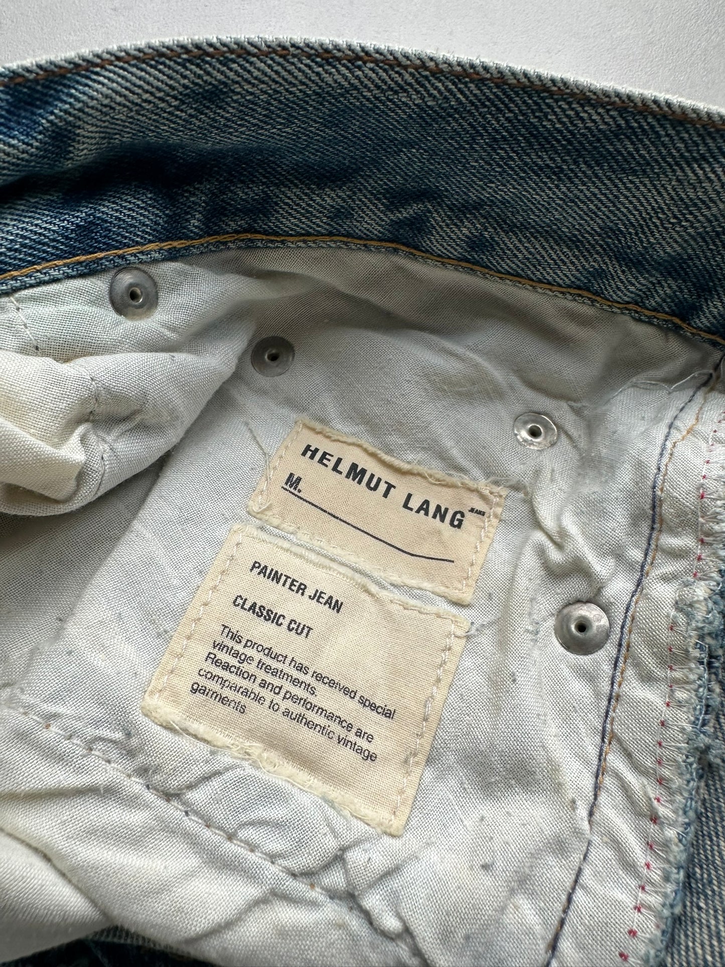Helmut Lang circa 2000’s classic cut painter jean