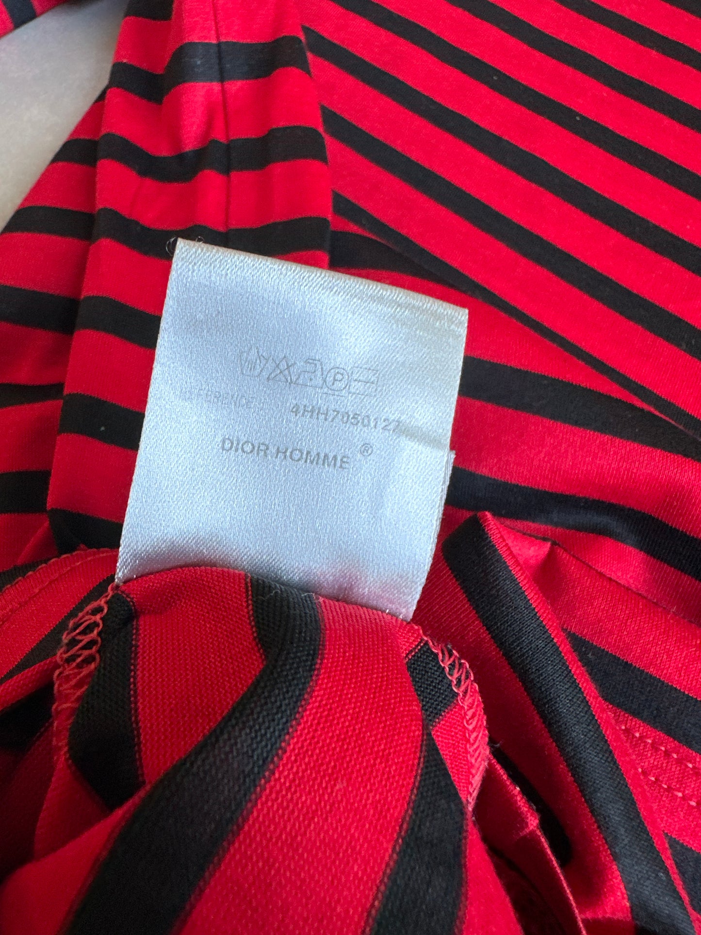 Dior homme AW04 “VOTC” striped bee motif long sleeve
