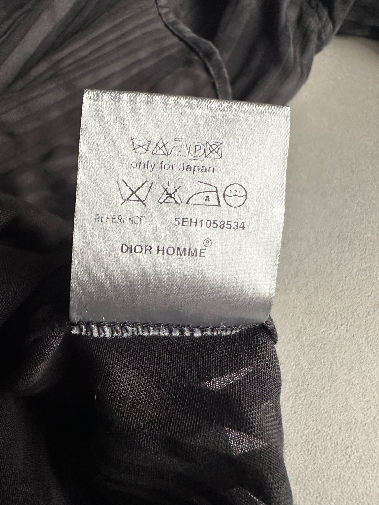 Dior Homme SS05 "BECK/Untitled" セミシアー ストライプ ボタンアップ