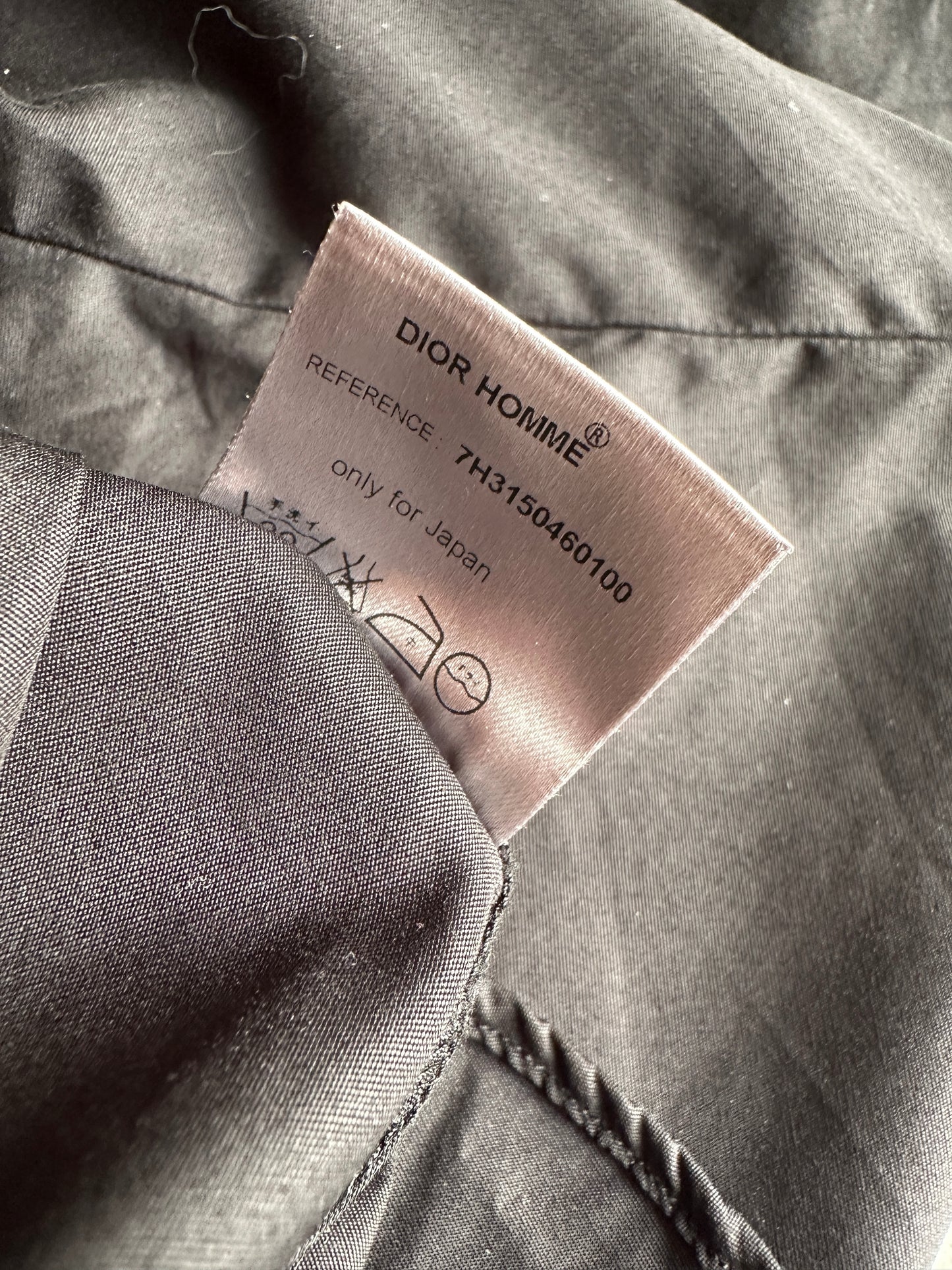 Dior homme AW07 “Navigate” Bee motif button up