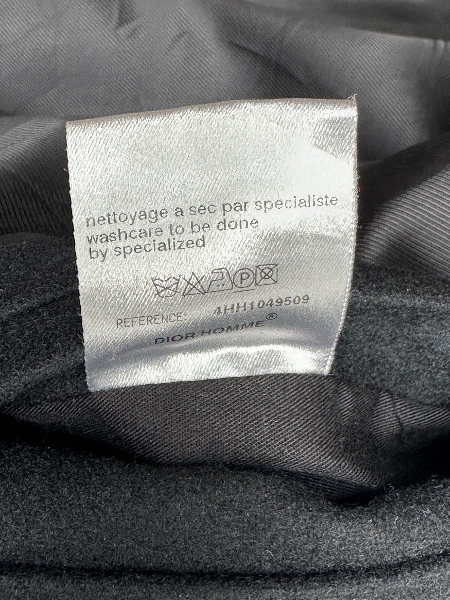 Dior Homme AW04 “VOTC” wool/cashmere leather bomber jacket