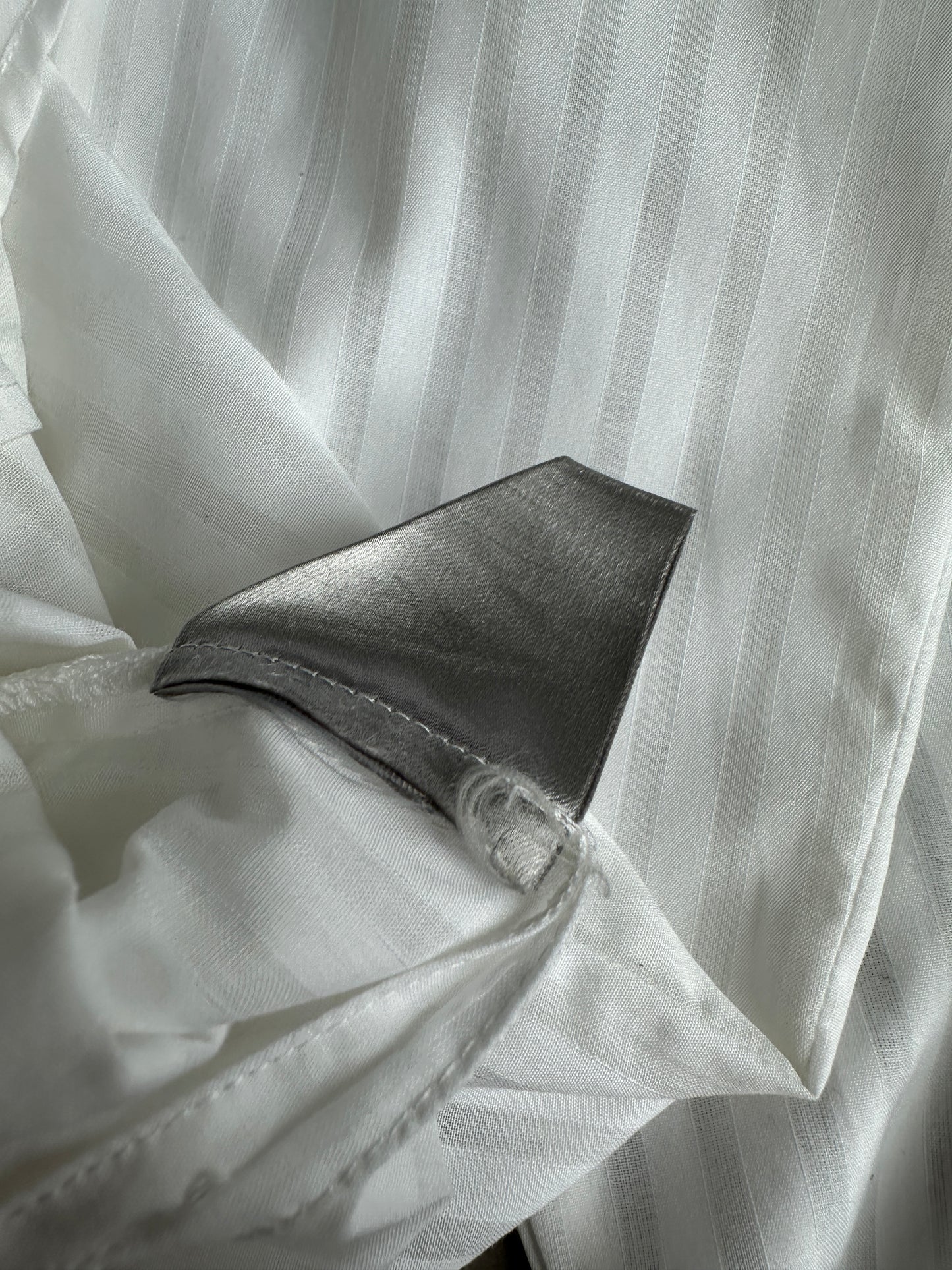 Dior Homme AW06 “These grey days” striped Sheer button up