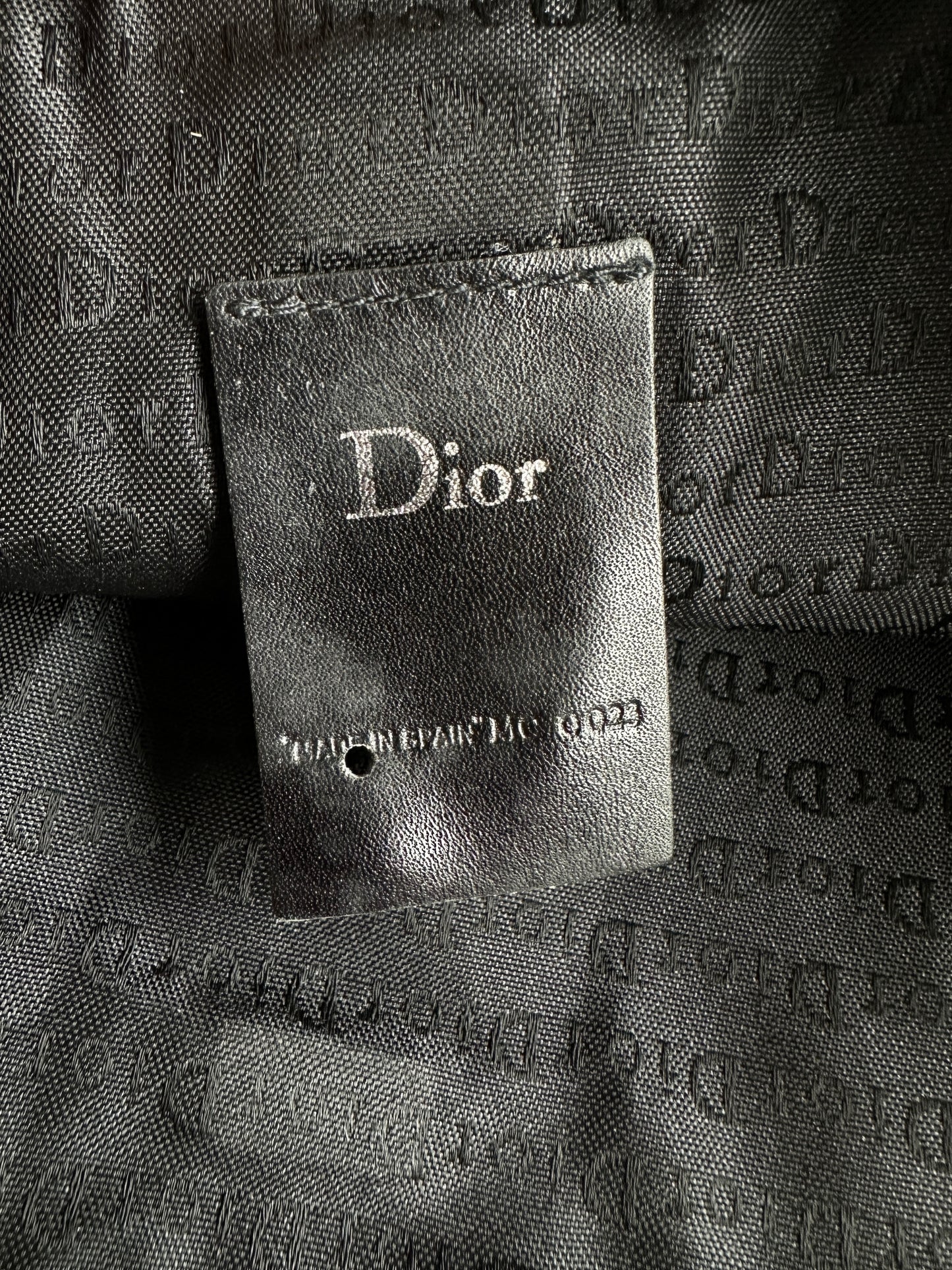 Dior Homme SS03 "Follow Me” Monogram sling bag
