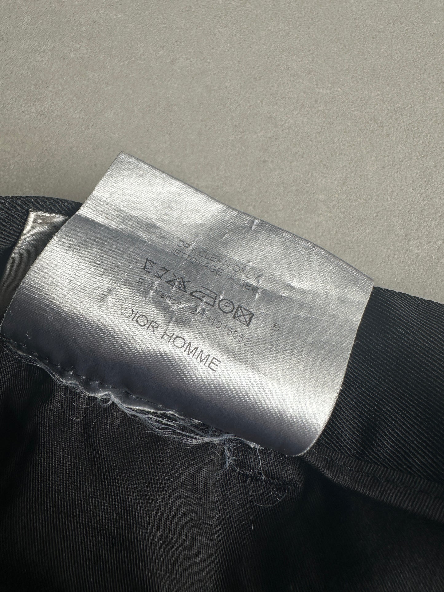 Dior homme AW02 “Reflexion” Straight leg trousers