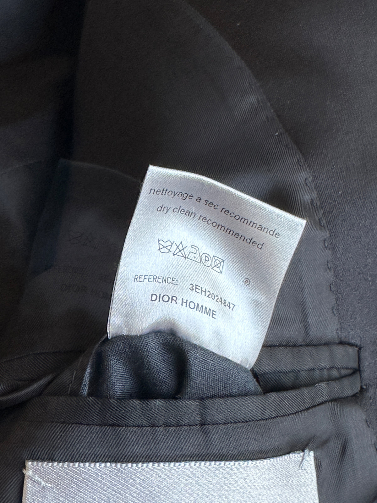 Dior Homme SS03 “Follow me” Single button Swallowtail blazer
