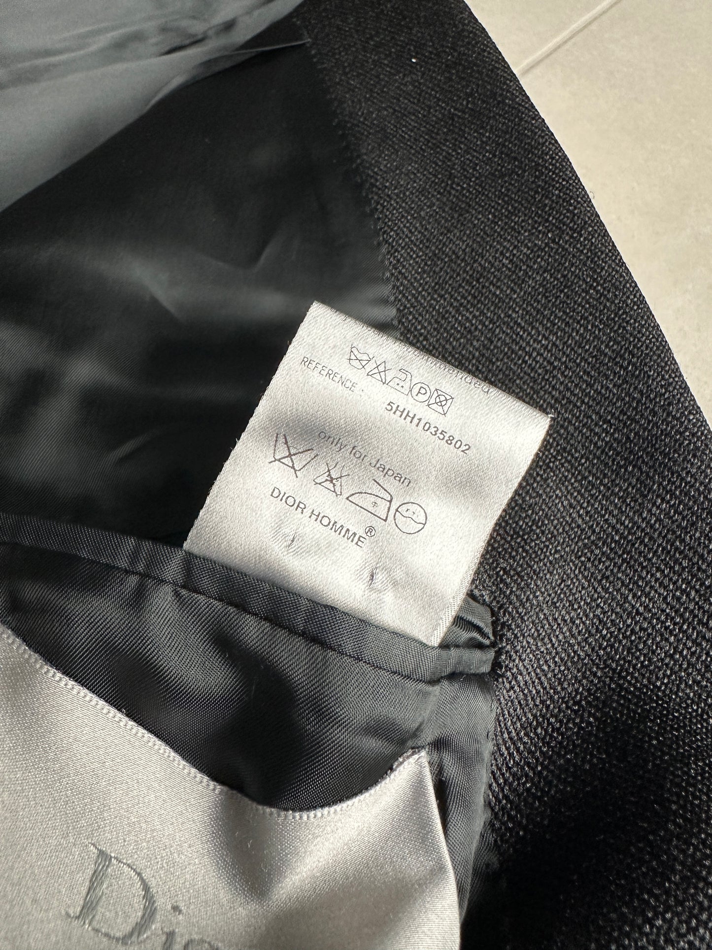 Dior Homme AW05 “In the morning” double breasted long coat