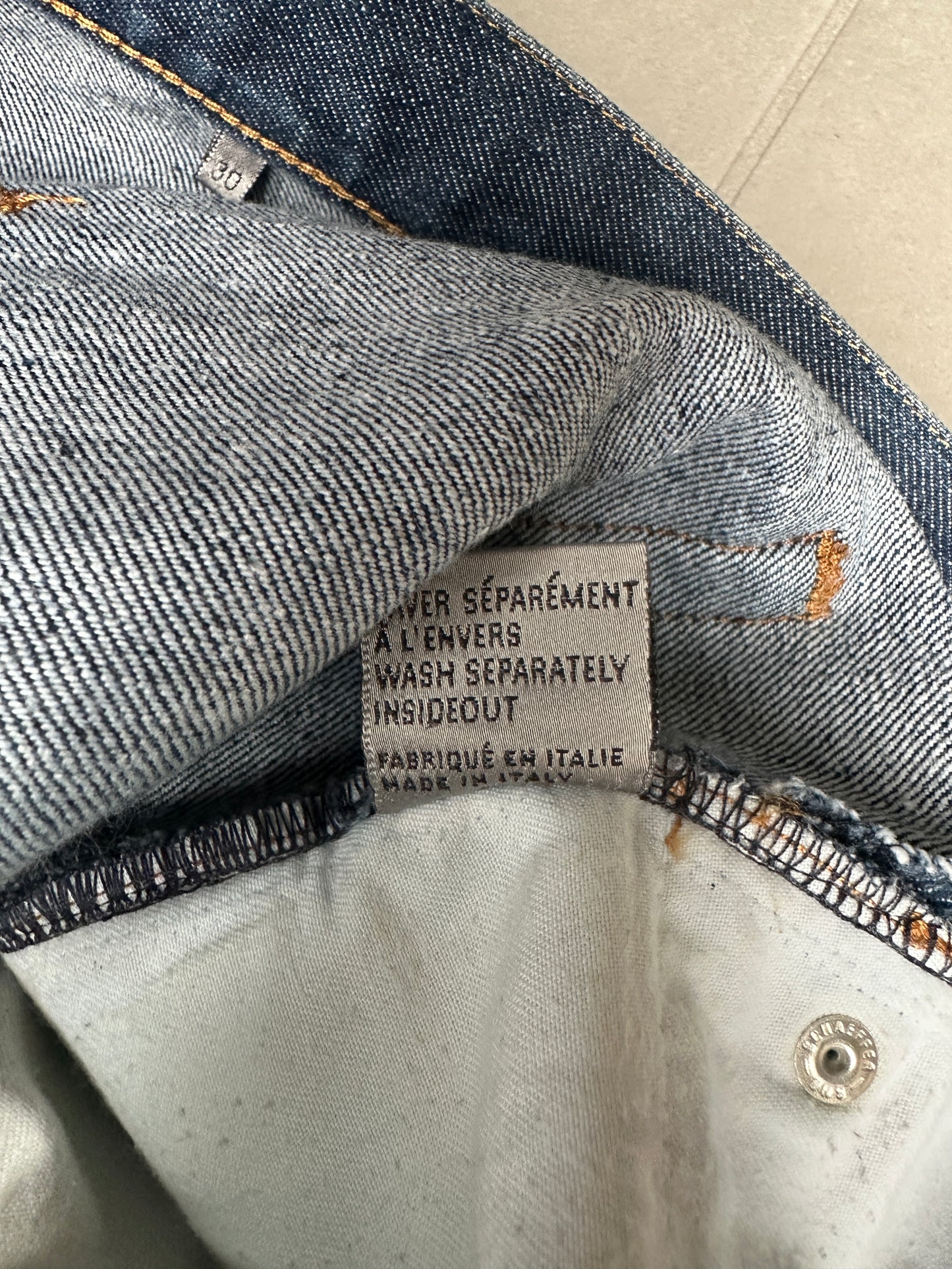 Dior Homme SS06 indigo denim