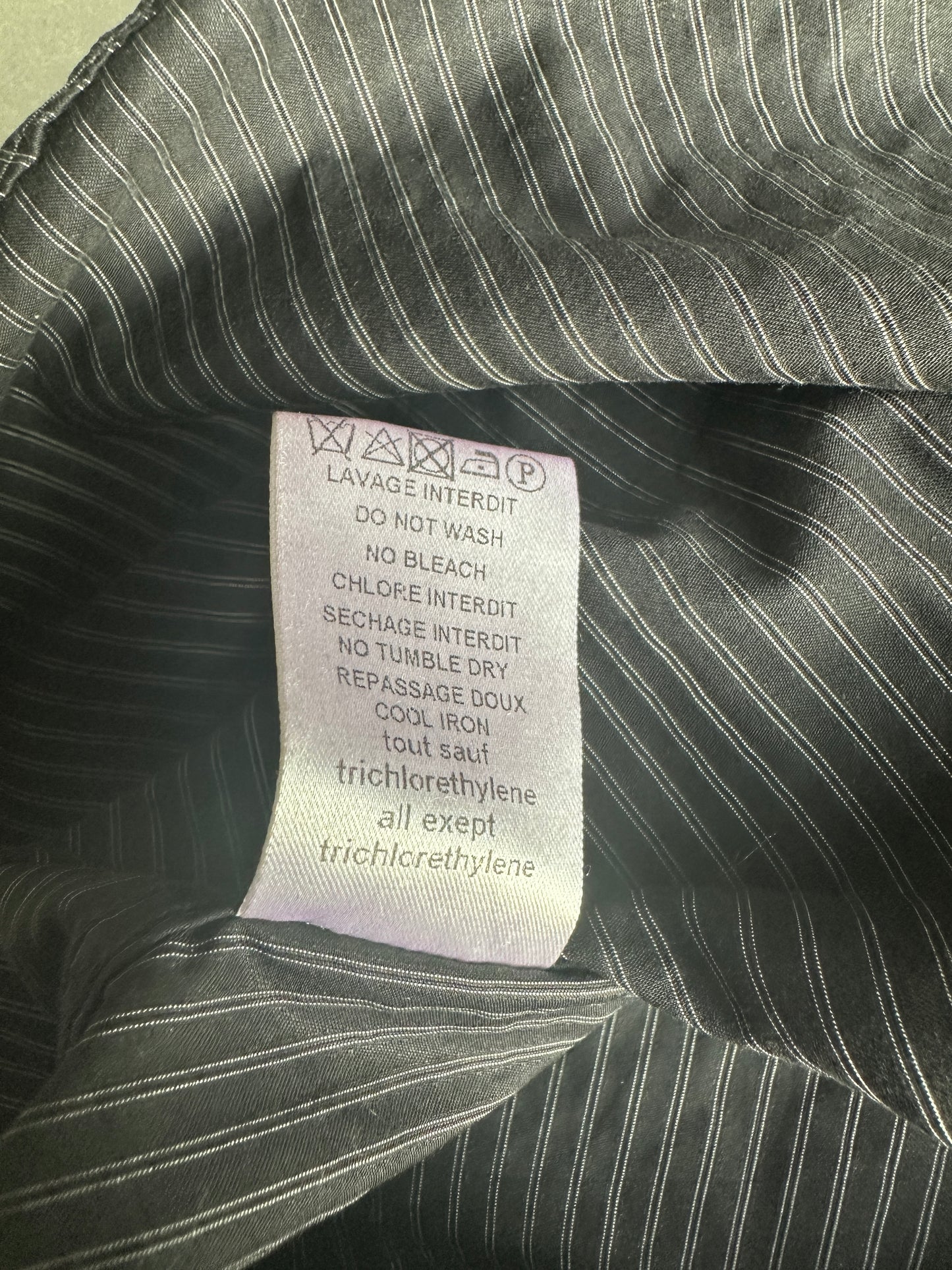 Balmain SS11 pinstripe short sleeve button up