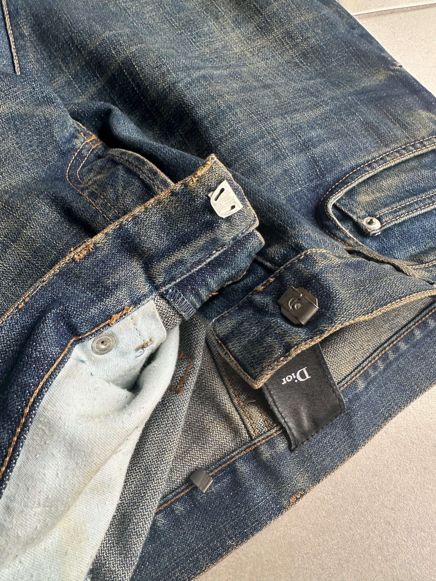 Dior Homme AW05 'In The Morning" rust washed denim