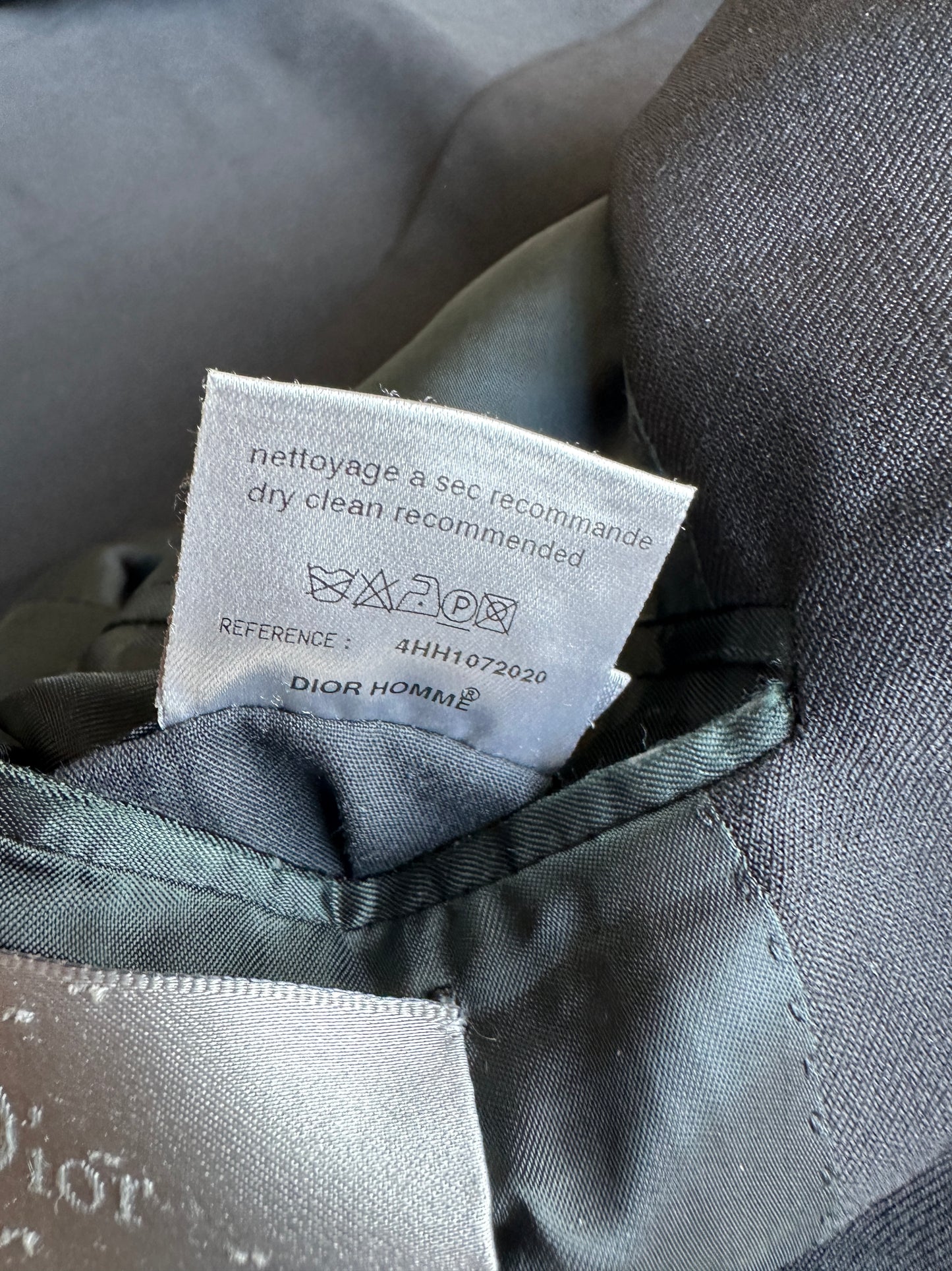 Dior Homme AW04 “VOTC” Super 100's wool blazer