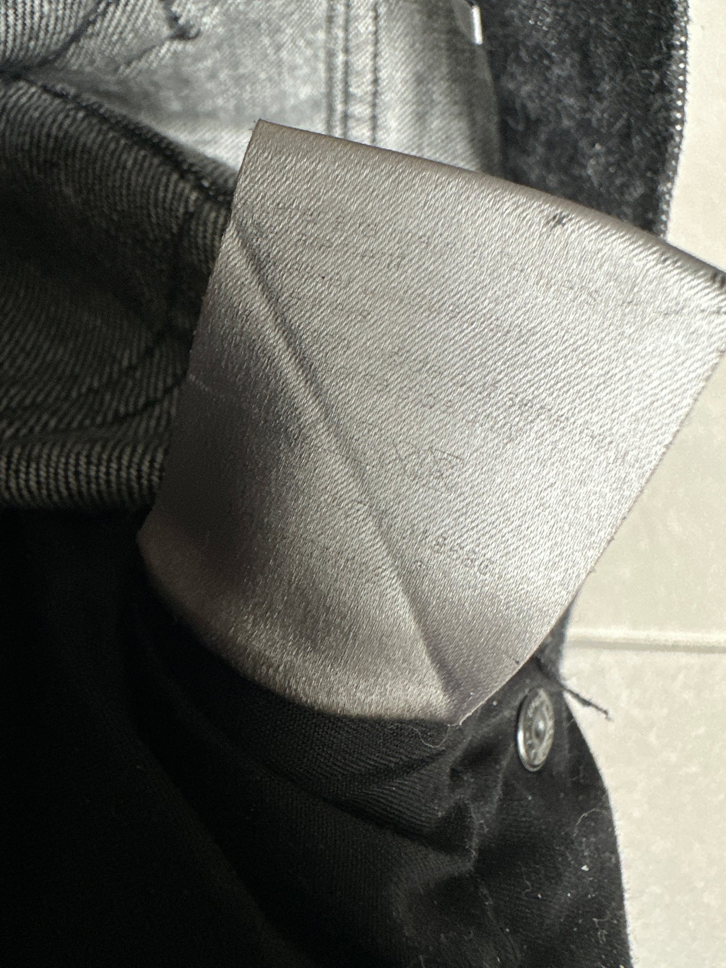 Dior Homme SS04 “STRIP” distressed waxed denim