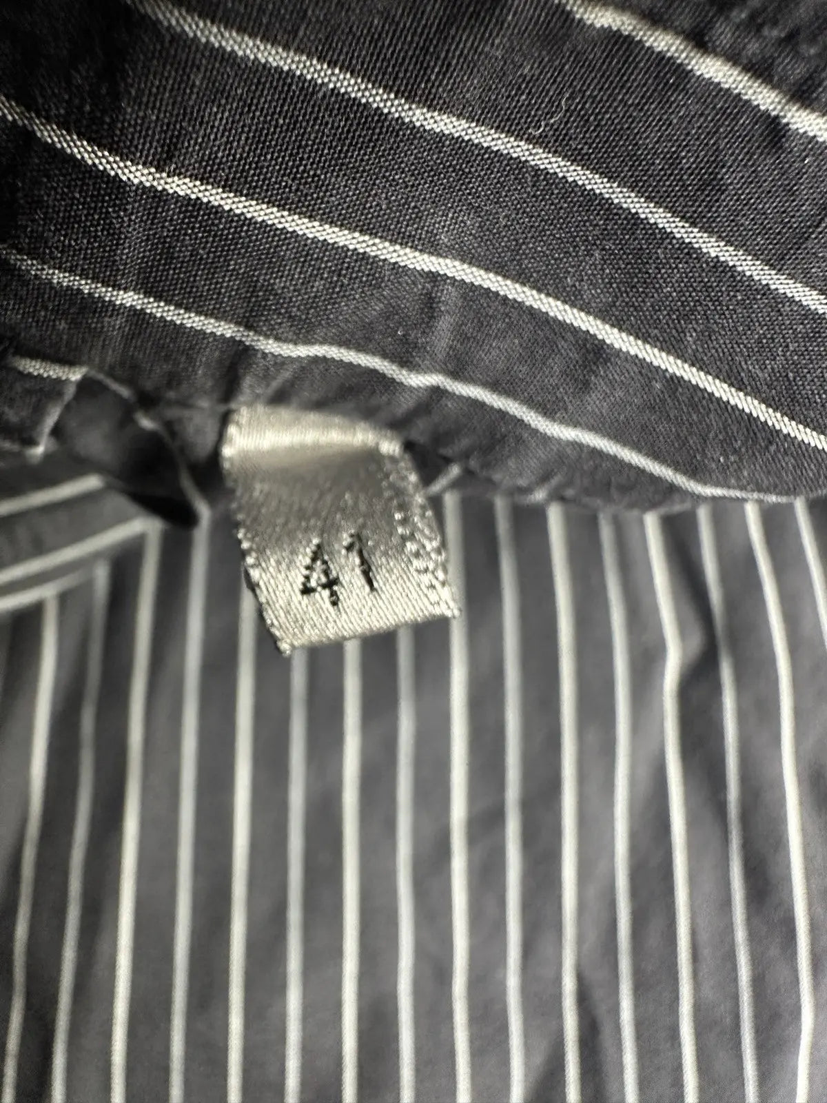 Dior Homme AW06 "These grey days" striped button up shirt