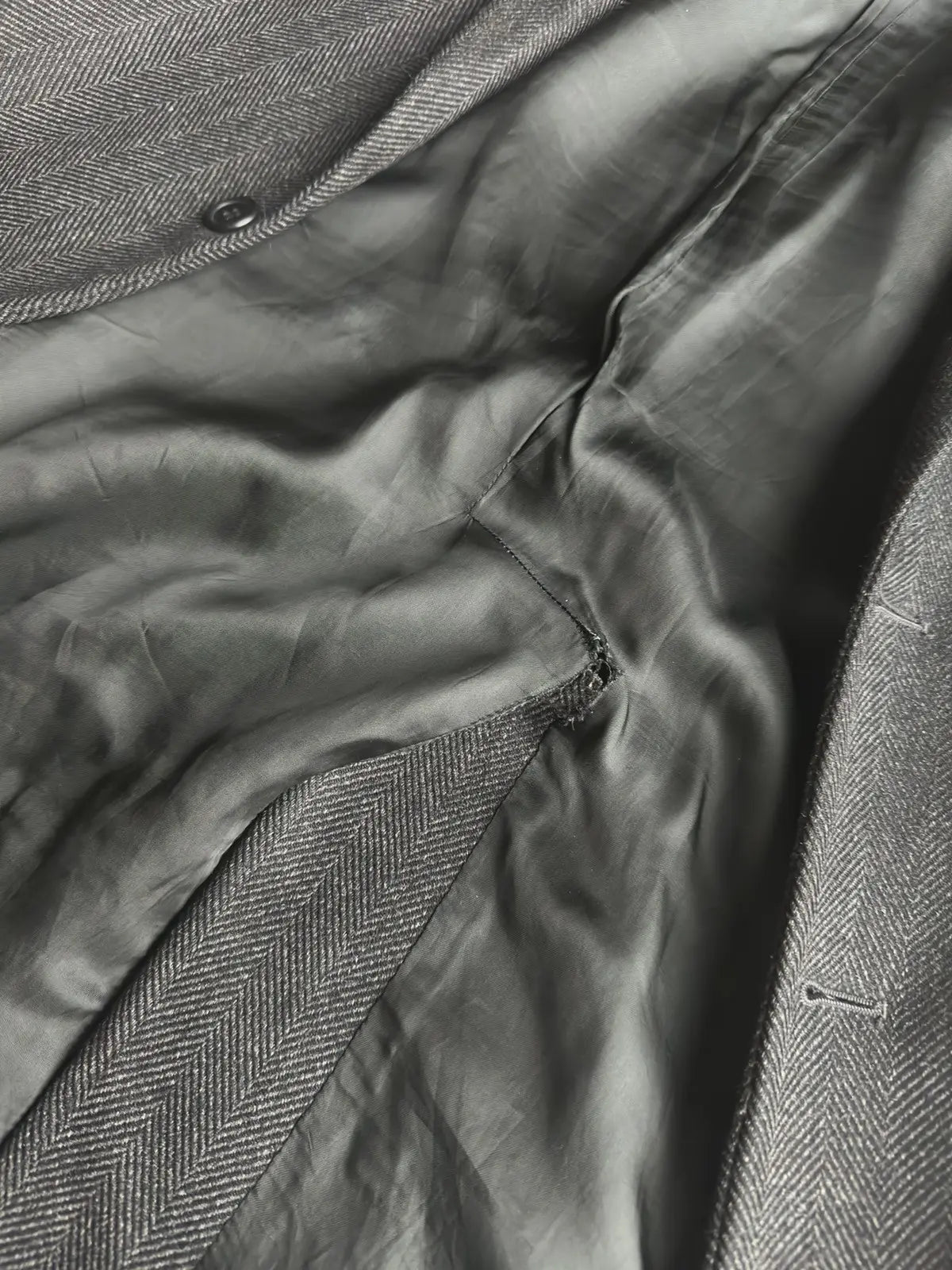 Dior Homme AW03 “Luster” wool long coat