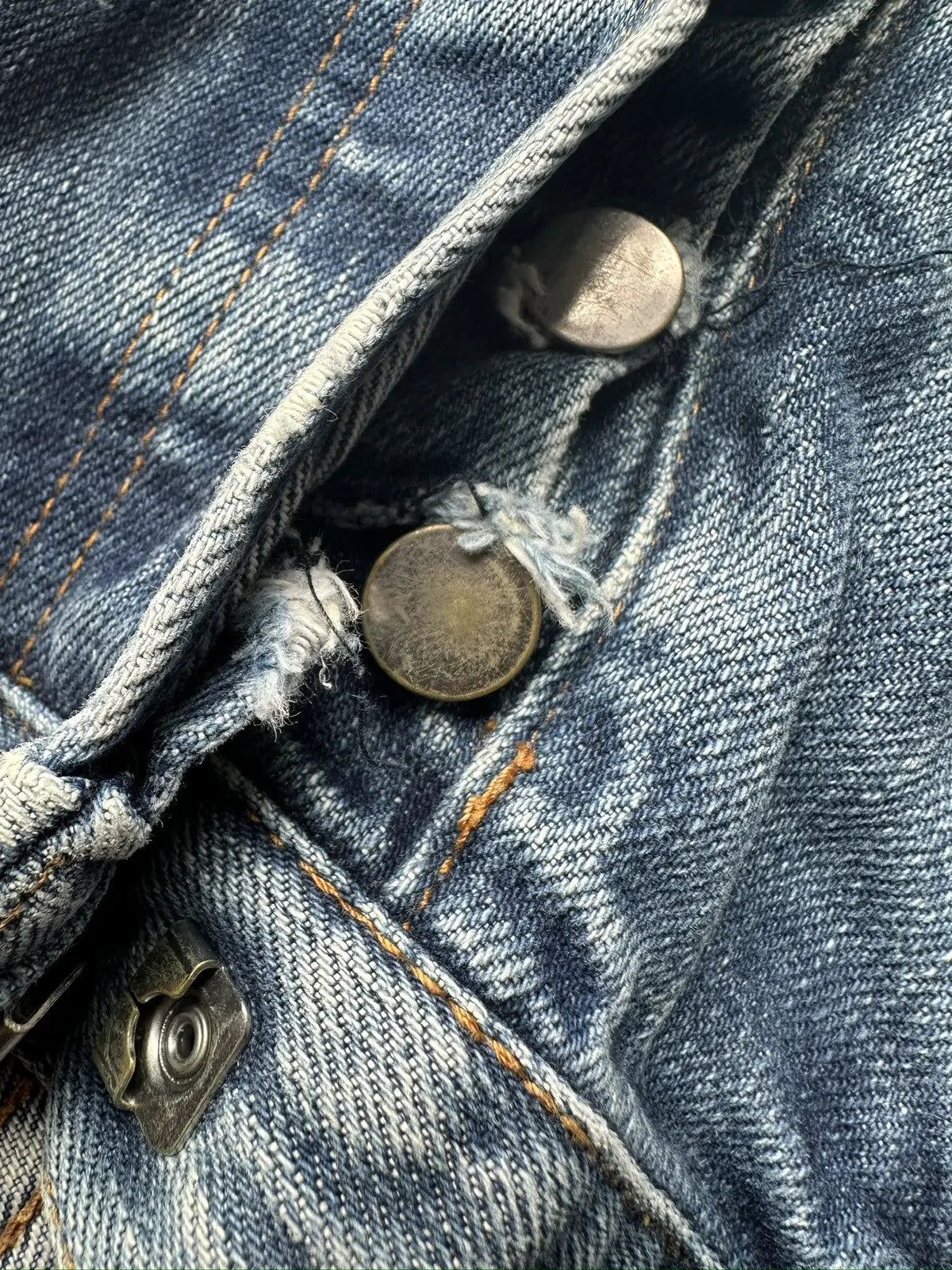 Dior Homme AW07 “Navigate” washed raw jeans