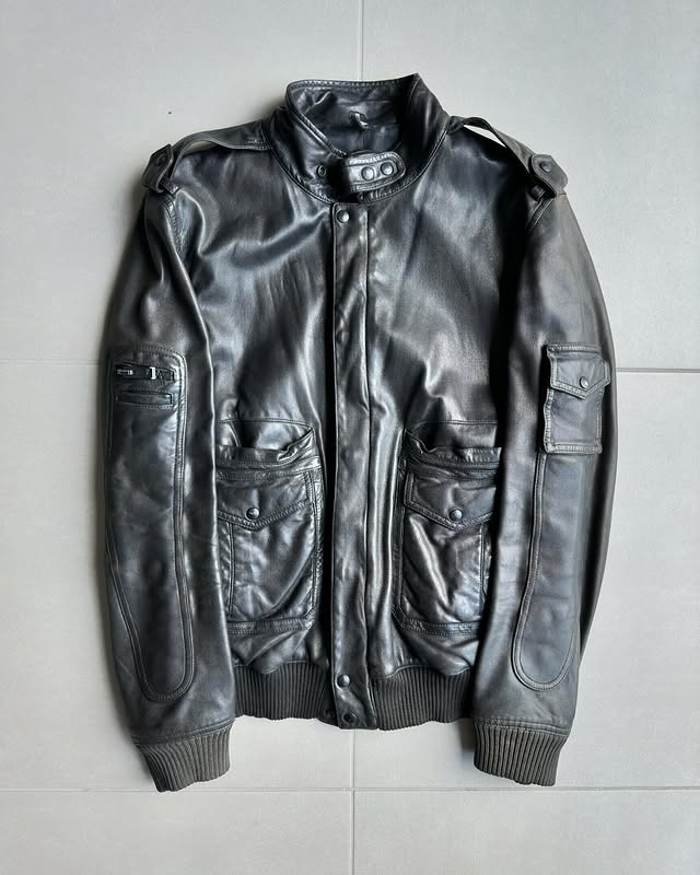 Dior Homme SS05 Campaign leather jacket – zentemple Dior Homme SS05 Campaign leather jacket – zentemple