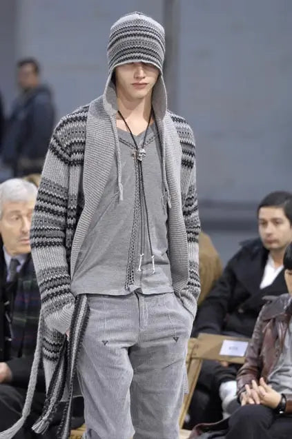 Number Nine AW07 “Love God Murder” cashmere heavy cardigan