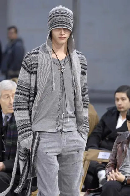 Number Nine AW07 “Love God Murder” cashmere heavy cardigan