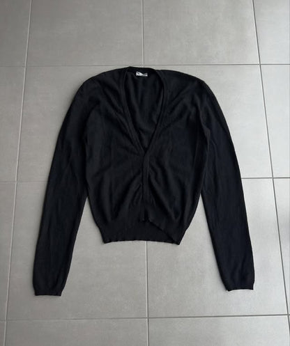 Dior Homme AW01 “Solitaire” deep v-neck cashmere sweater