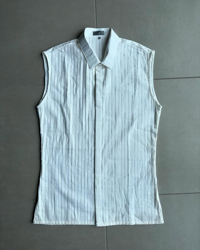 Dior Homme AW01 “Solitaire” sleeveless button up