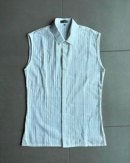 Dior Homme AW01 “Solitaire” sleeveless button up