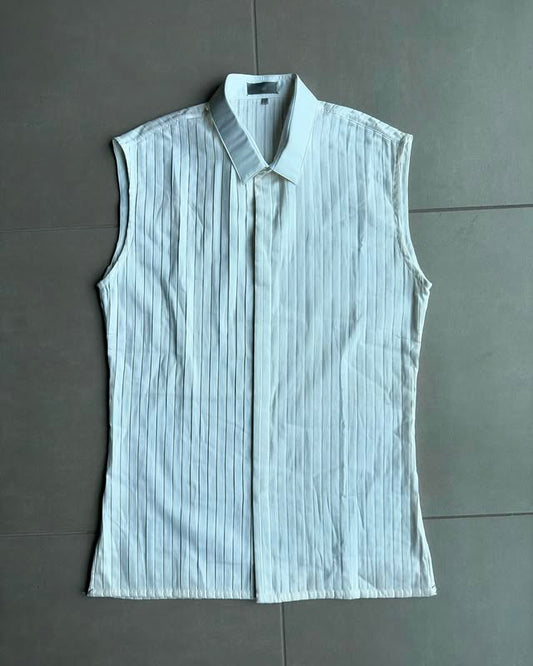 Dior Homme AW01 “Solitaire” sleeveless button up