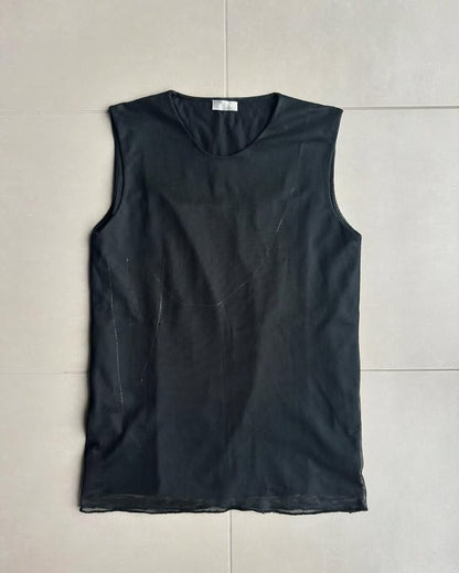 Dior Homme AW01 “Solitaire” silver chain mesh shirt