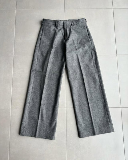 Dior Homme AW02 “reflexion” wool/cashmere wide trousers