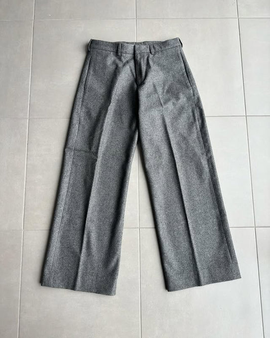 Dior Homme AW02 “reflexion” wool/cashmere wide trousers