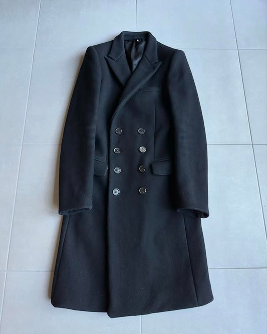 Dior Homme AW02 “Reflexion” wool/angora long coat