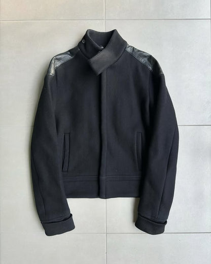Dior Homme AW02 “Reflexion” cafe racer wool/angora jacket
