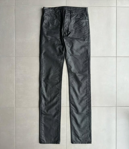 Dior Homme AW03 “Luster” coated denim