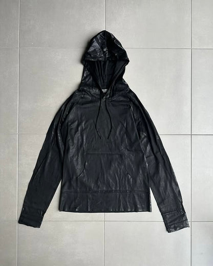 Dior Homme AW03 “Luster” waxed hoodie
